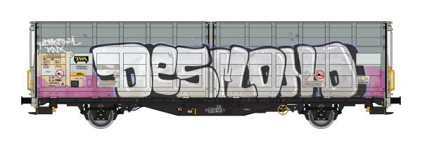 Albert Modell 245068 - Schiebewandwagen Hbbillns, CH-TWA, Graffiti